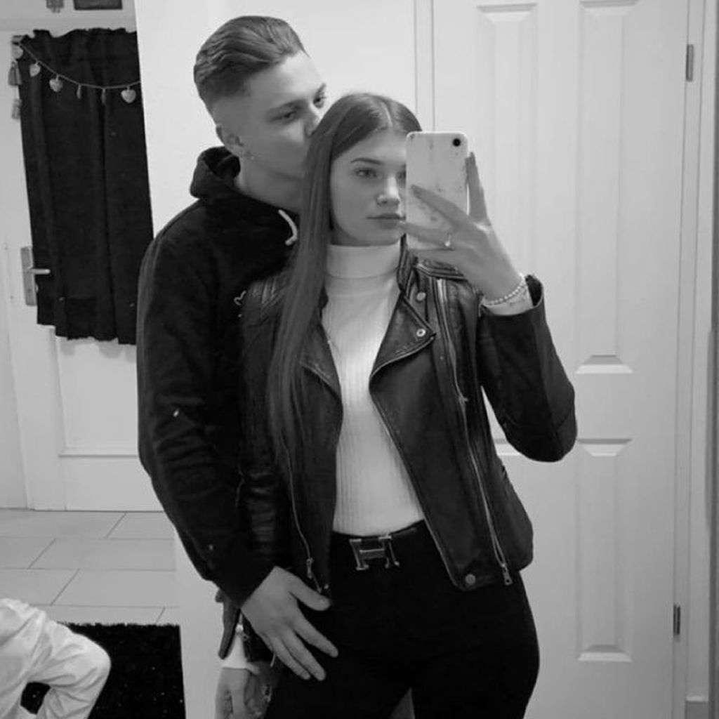 Chanel Silberberg mit ihrem Partner Tom
