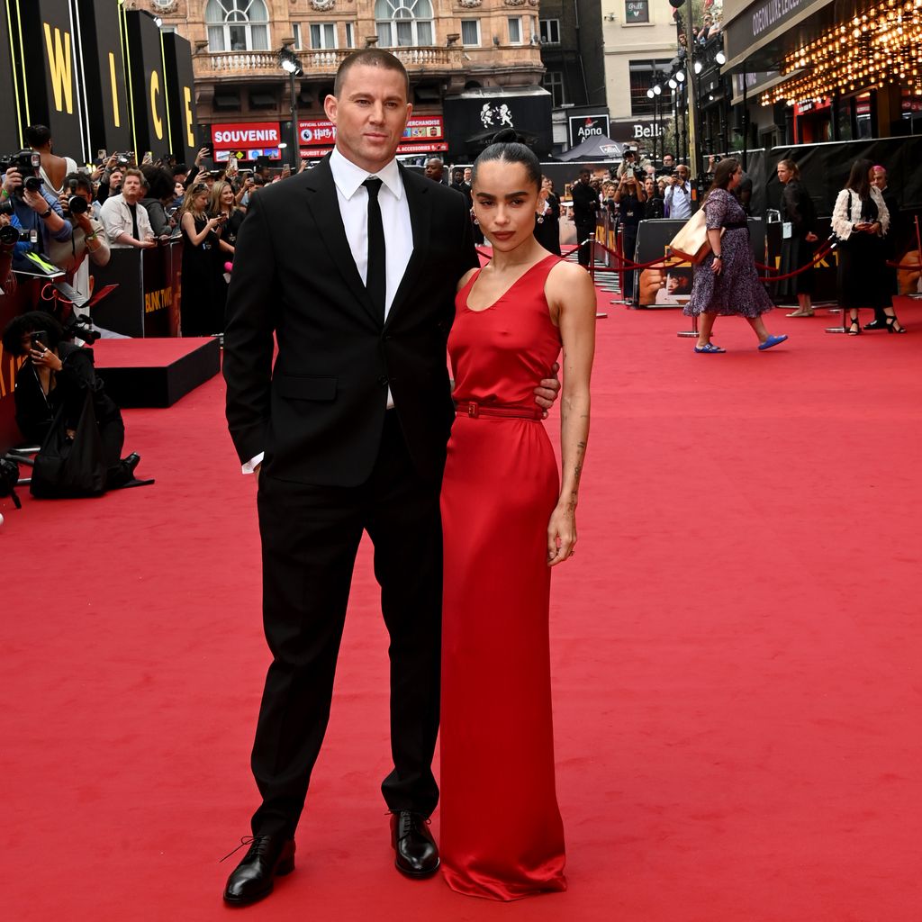 Channing Tatum und Zoë Kravitz im August 2024 in London