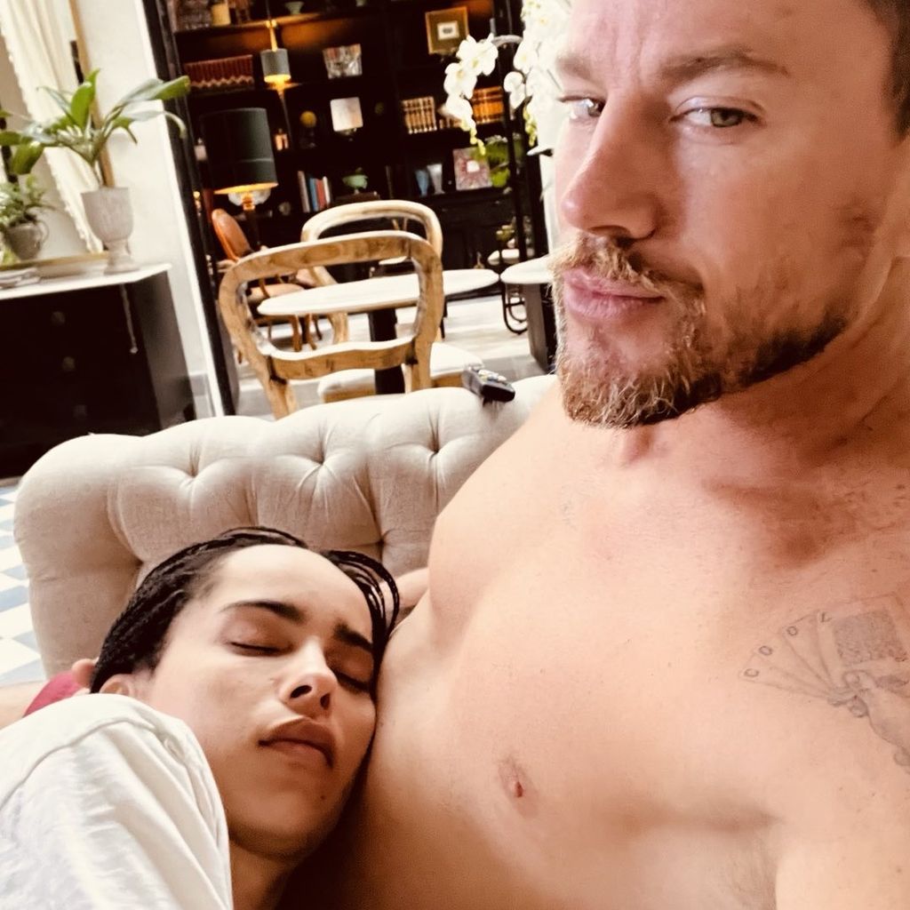 Channing Tatum und Zoe Kravitz, Filmstars