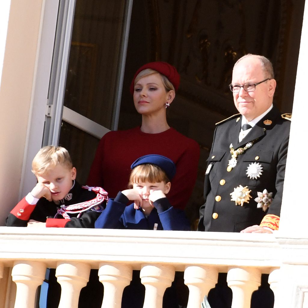 Charlène von Monaco, Prinz Jacques, Prinzessin Gabriella und Fürst Albert von Monaco, 2023