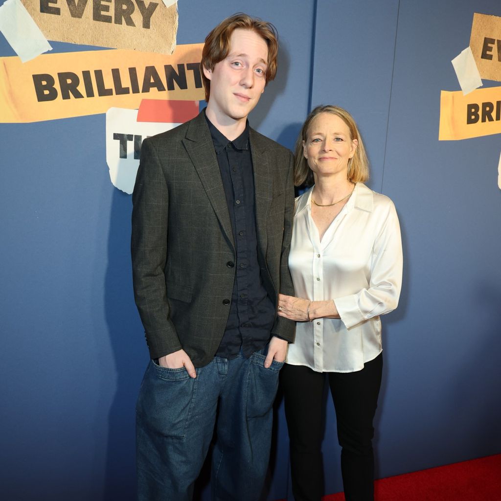 Charles Bernard Foster und Jodie Foster bei der Premiere von "Every Brilliant Thing" im Hudson Theatre in New York City, Juni 2026
