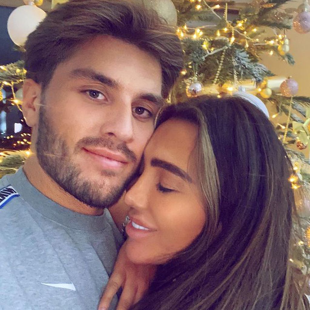 Charles Drury und Lauren Goodger im Dezember 2020