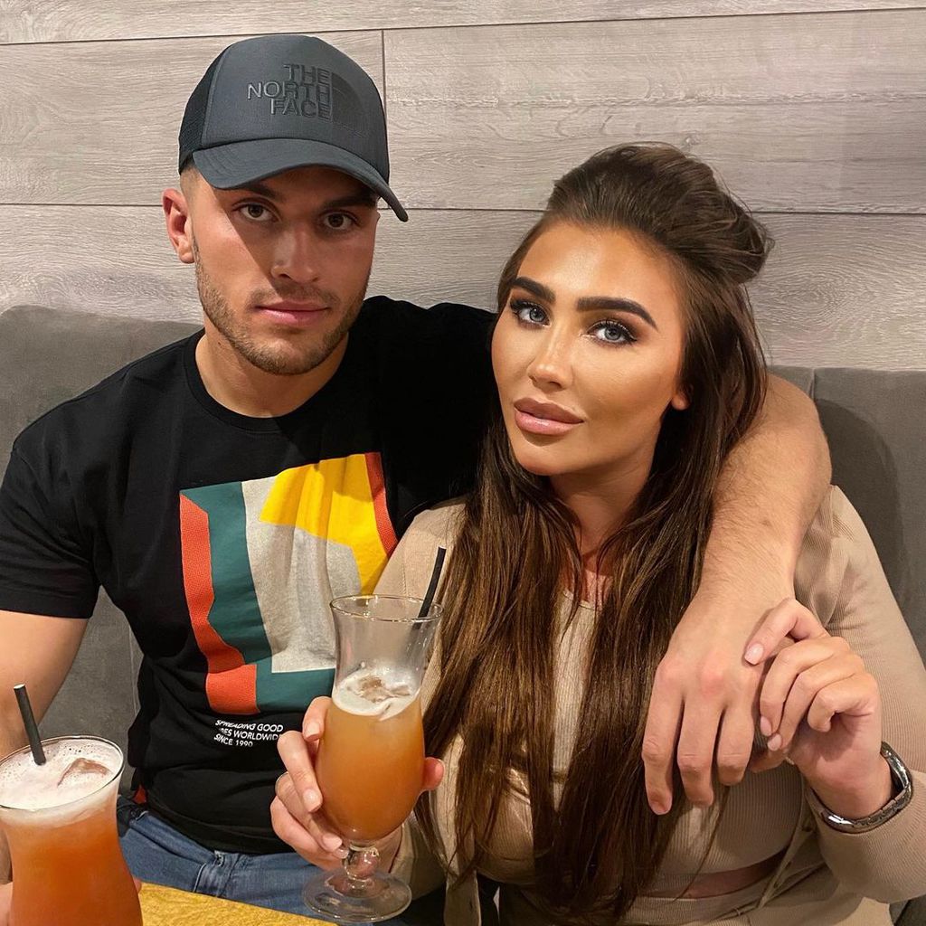 Charles Drury und Lauren Goodger im Oktober 2020