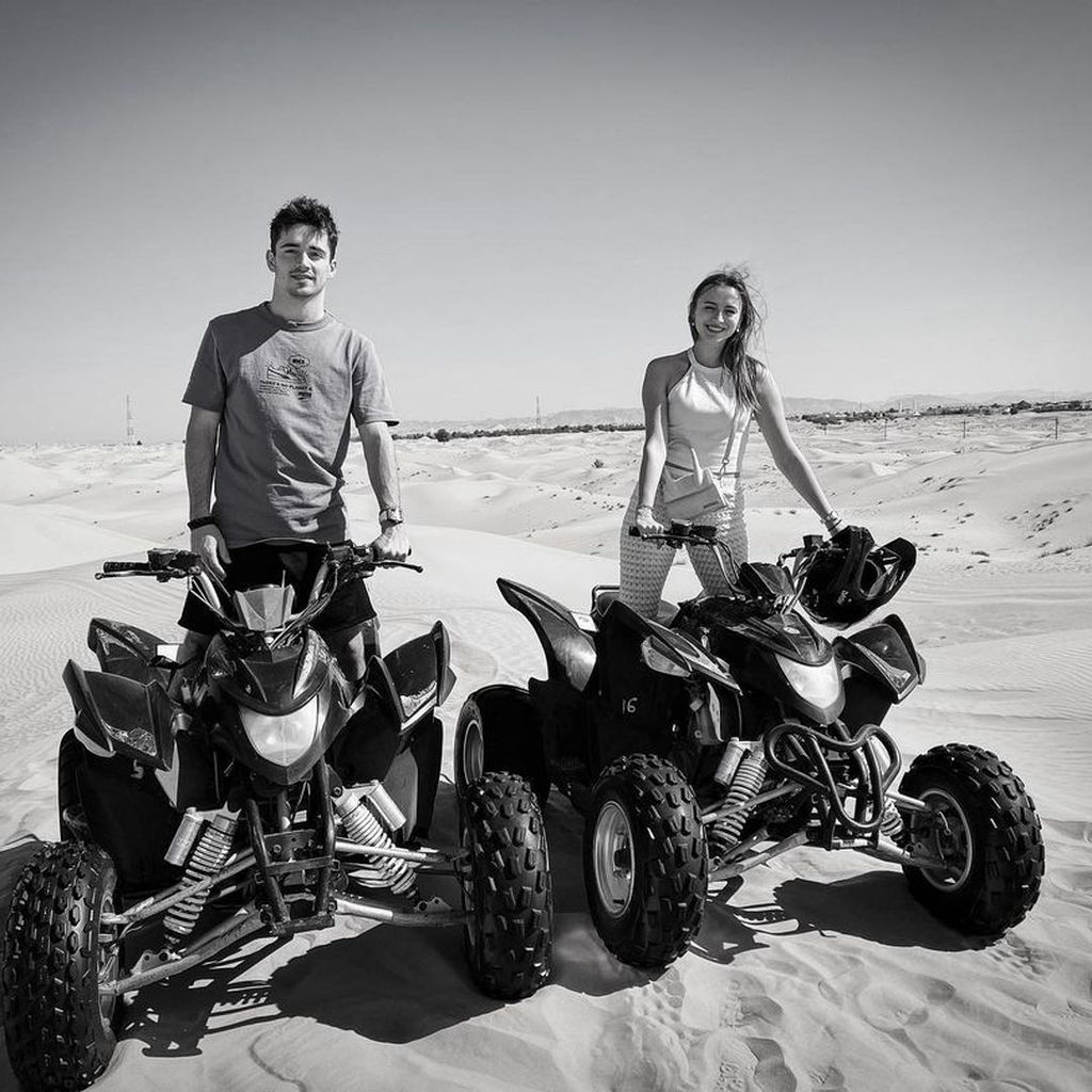 Charles Leclerc und seine Freundin in Dubai