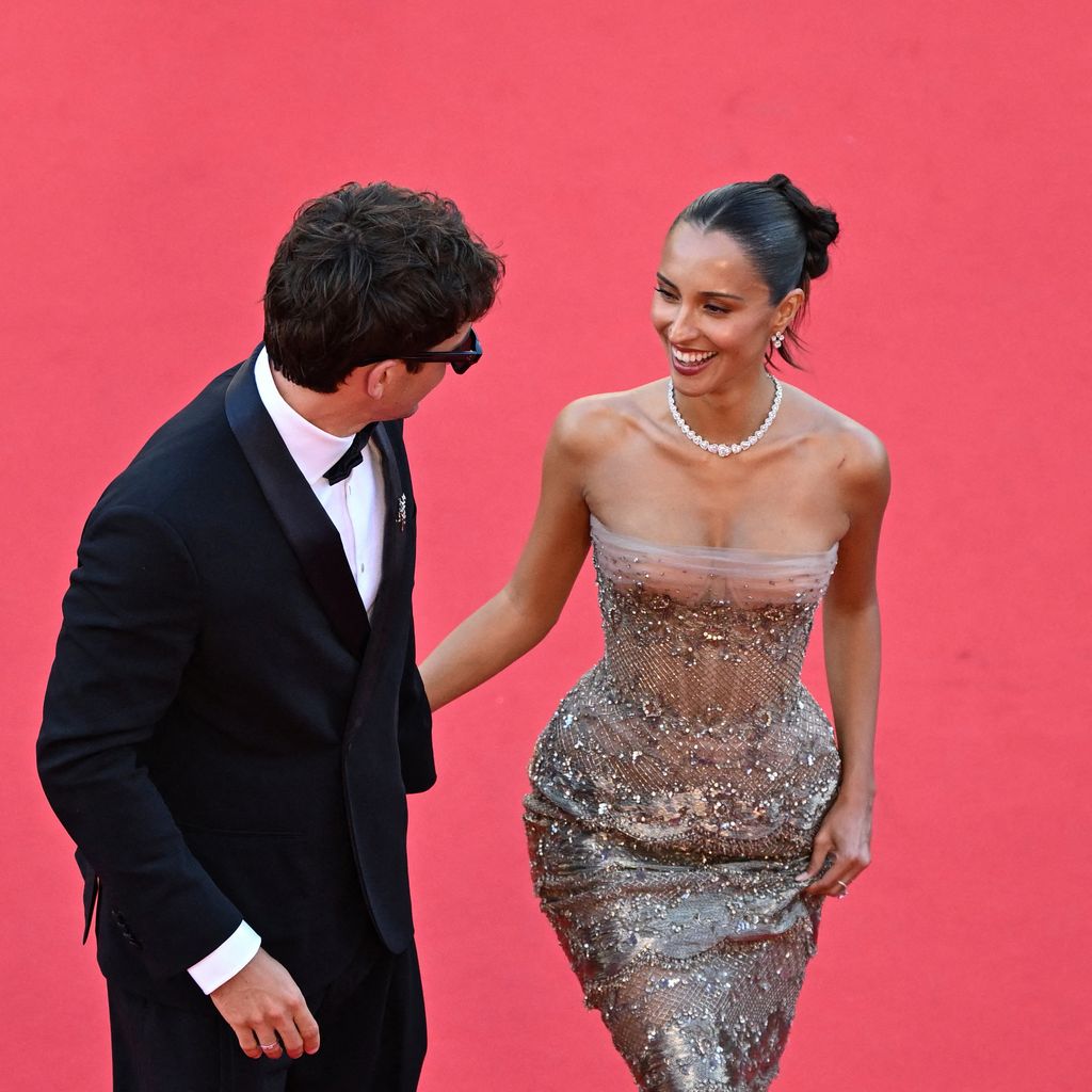 Charles Leclerc und Alexandra Saint Mleux bei der Premiere von "La Vie d'une femme" bei den Filmfestspielen von Cannes 2026