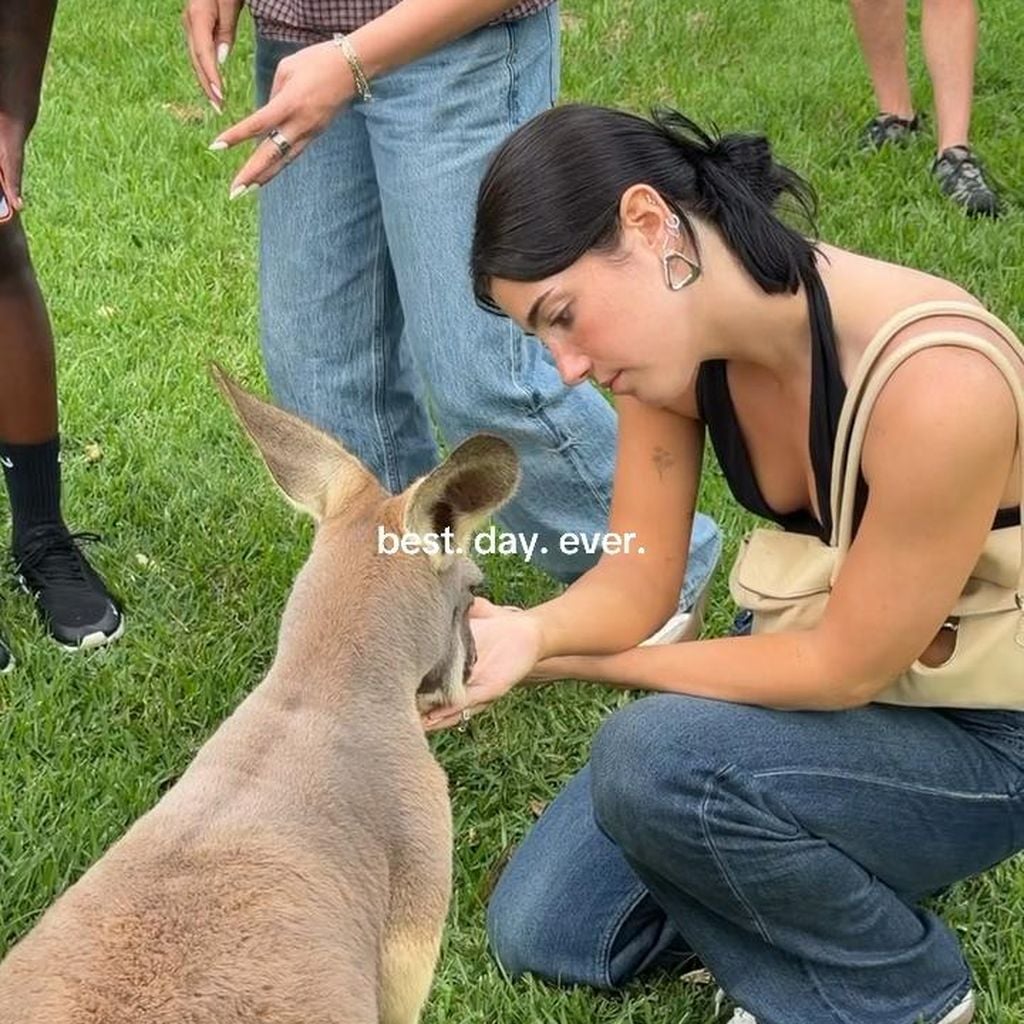 Charli D'Amilio besucht den Australian Zoo