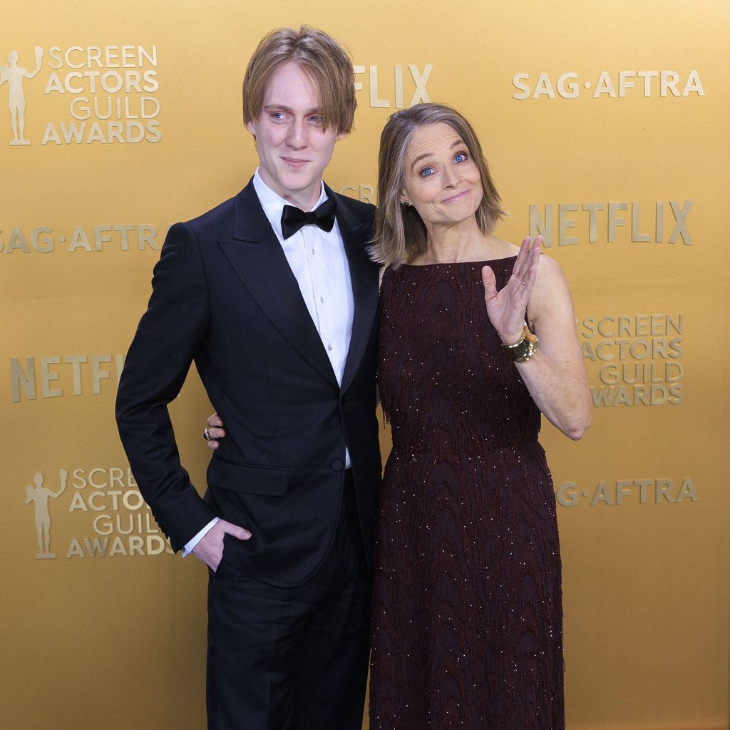 Charlie Foster und Jodie Foster bei den Screen Actors Guild Awards 2025 in Los Angeles