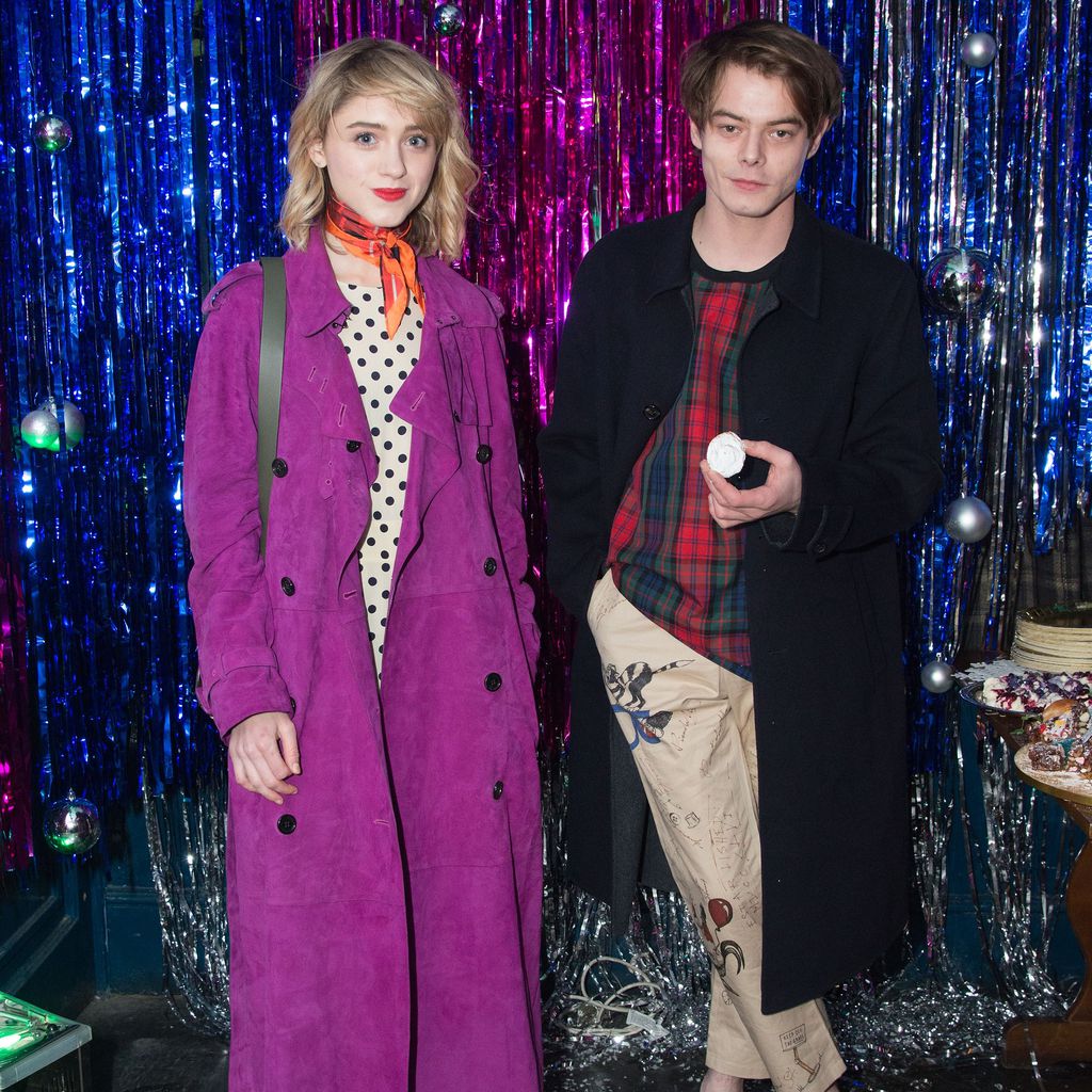 Charlie Heaton und Natalia Dyer bei einem Event in London 2017