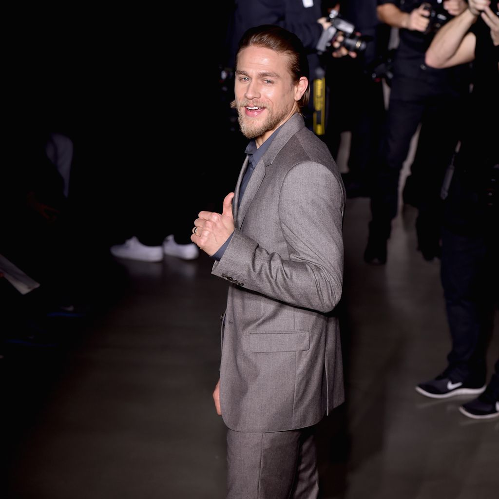 Charlie Hunnam bei der Calvin-Klein Show in Milan 2015
