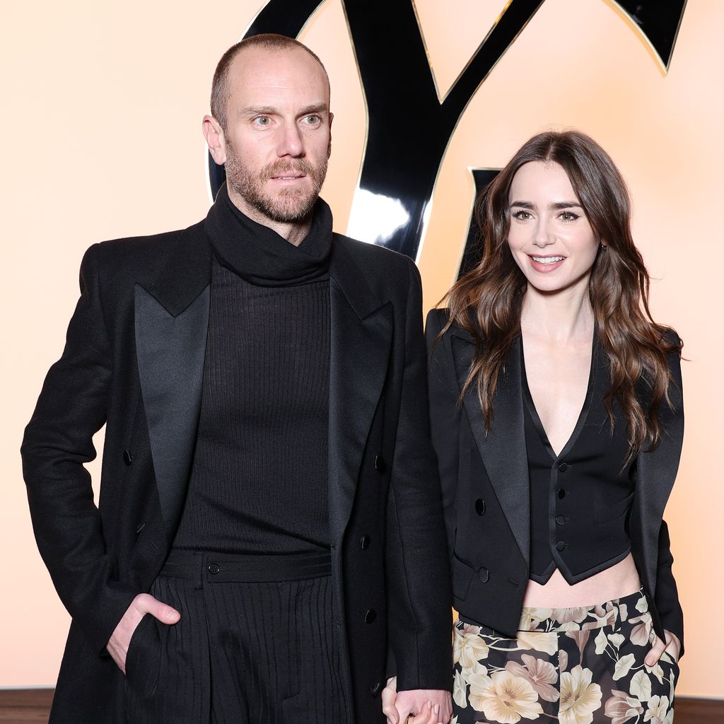 Charlie McDowell und Lily Collins im Februar 2024