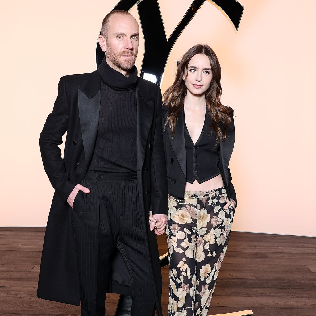 Charlie McDowell und Lily Collins, Februar 2024