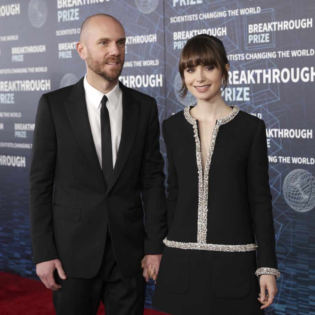Charlie McDowell und Lily Collins, April 2023