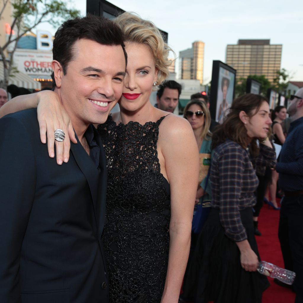 Seth MacFarlane und Charlize Theron 2014 in Los Angeles