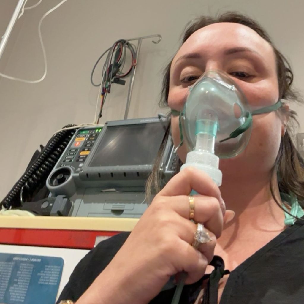 Charlotte Crosby im Krankenhaus