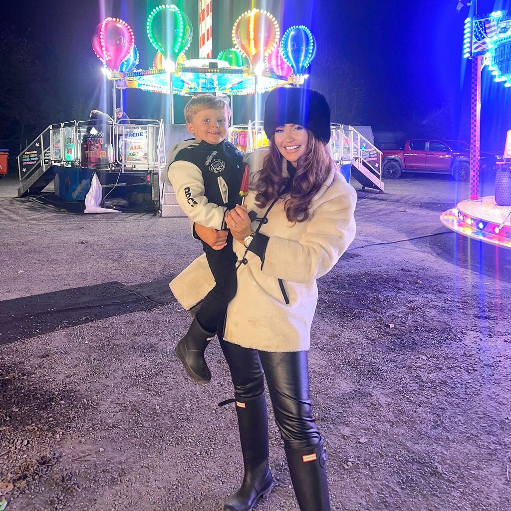 Charlotte Dawson mit ihrem Sohn Noah