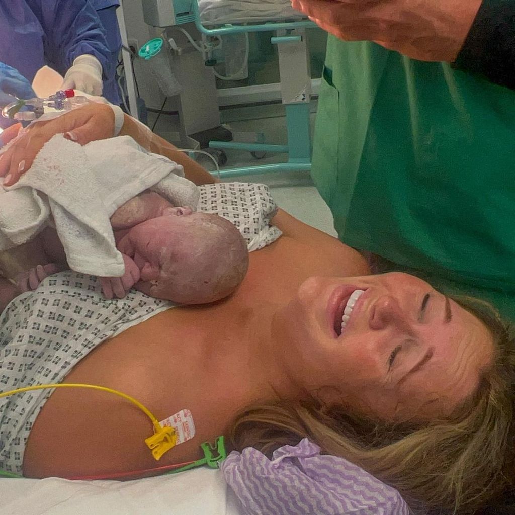 Charlotte Dawson mit ihrem Baby Jude
