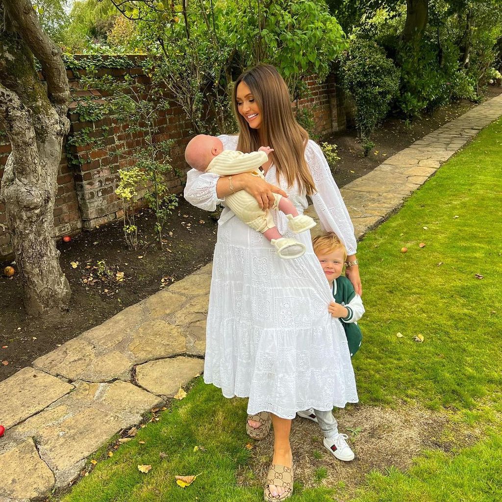 Charlotte Dawson mit ihren Söhnen