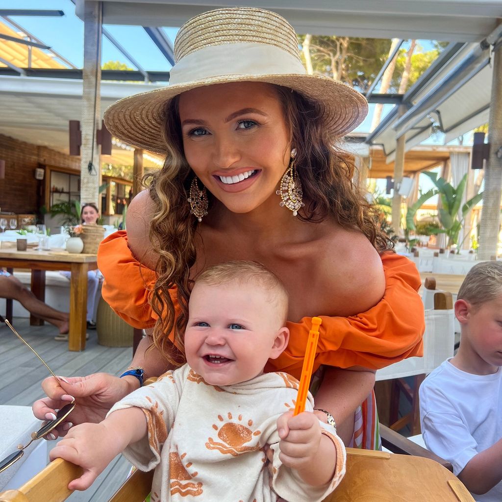 Charlotte Dawson mit ihrem Sohn Jude, Juli 2024