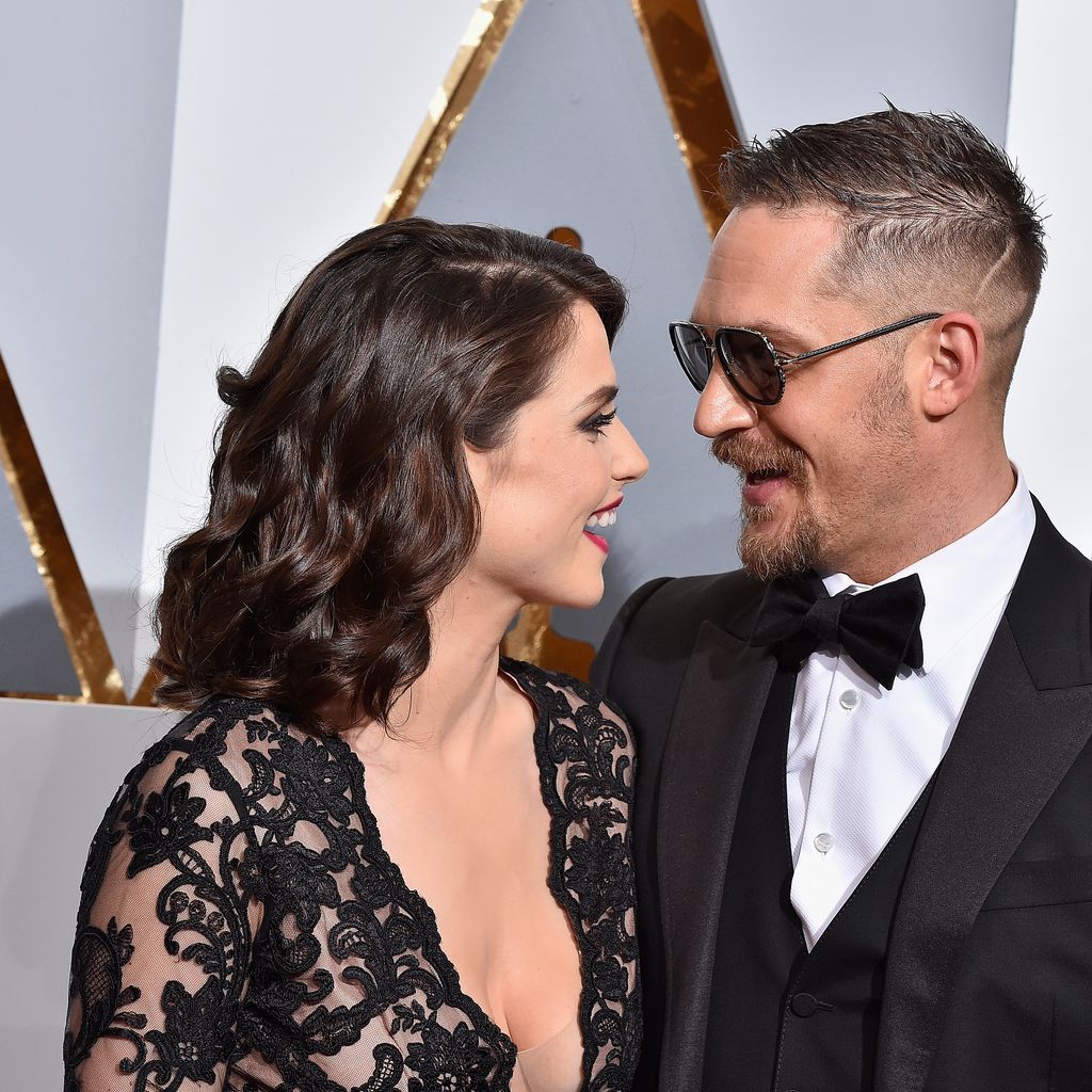 Charlotte Riley und Tom Hardy bei dern Oscars 2016