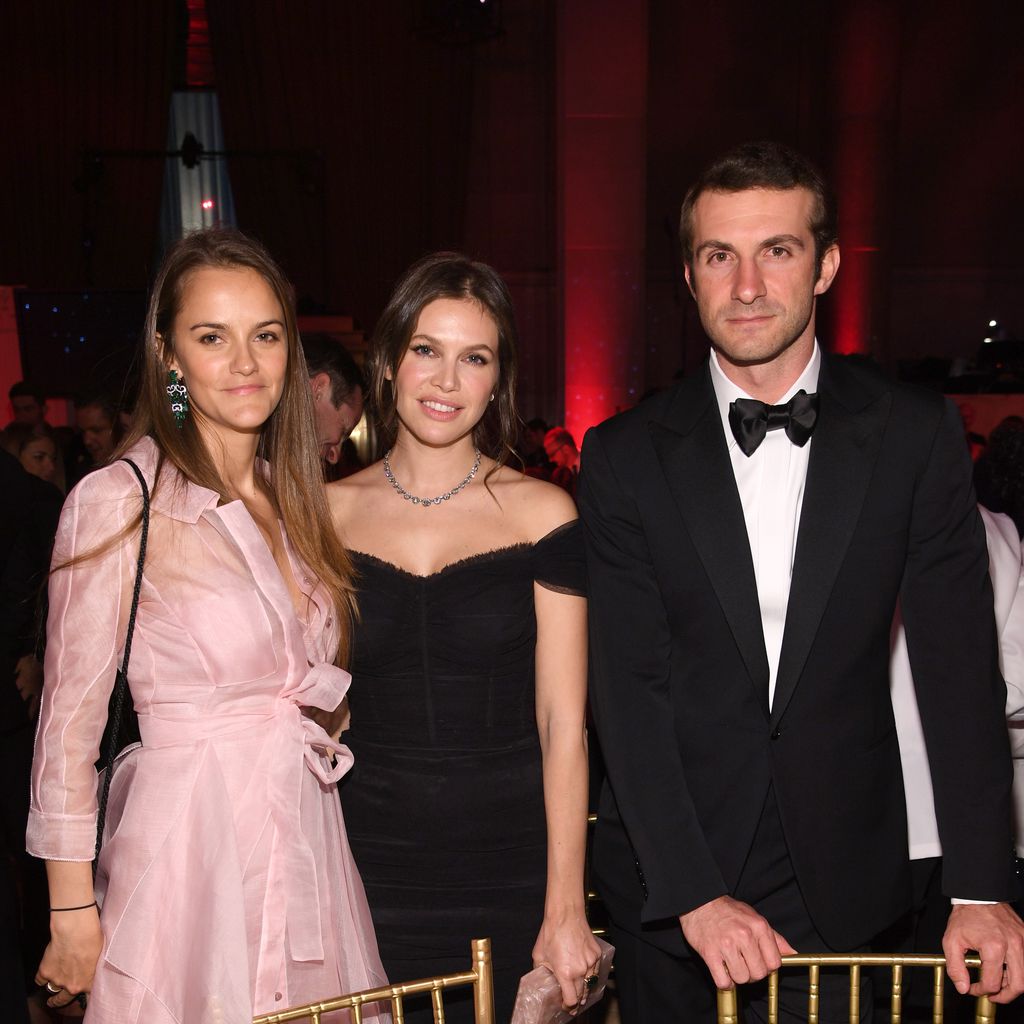 Charlotte Santo Domingo, Dasha Zhukova und Stavros Niarchos bei der DKMS-Gala in New York, 2018