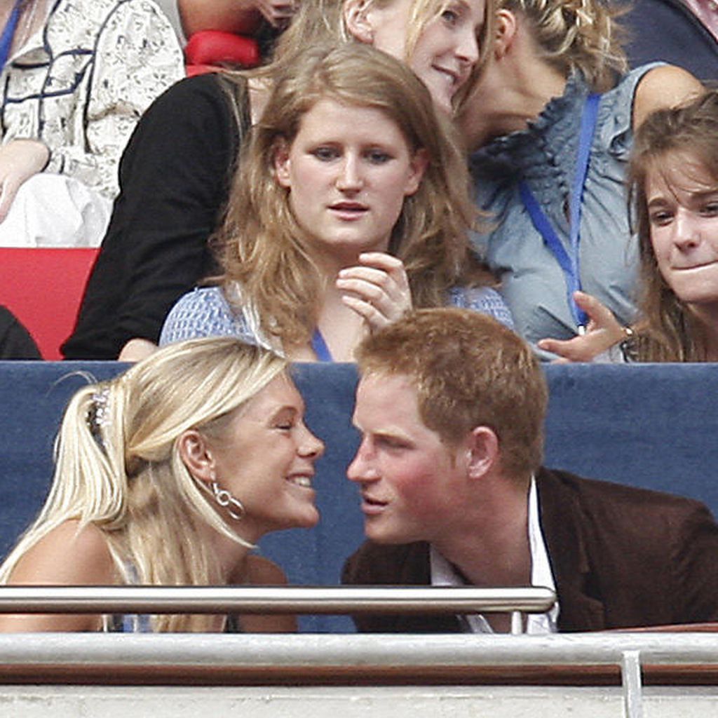 Chelsy Davy und Prinz Harry beim "Concert for Diana" 2007