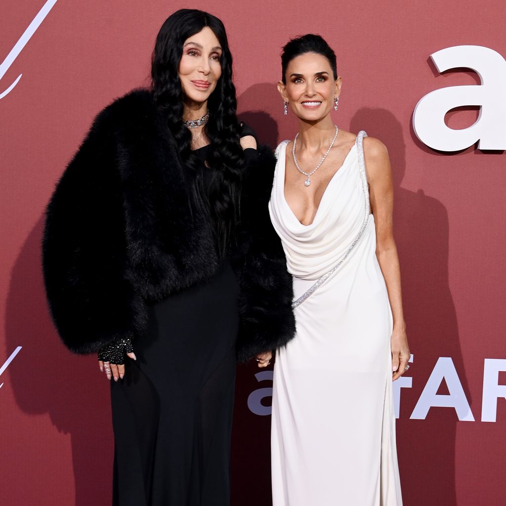 Cher und Demi Moore auf der amfAR Cannes Gala 2024