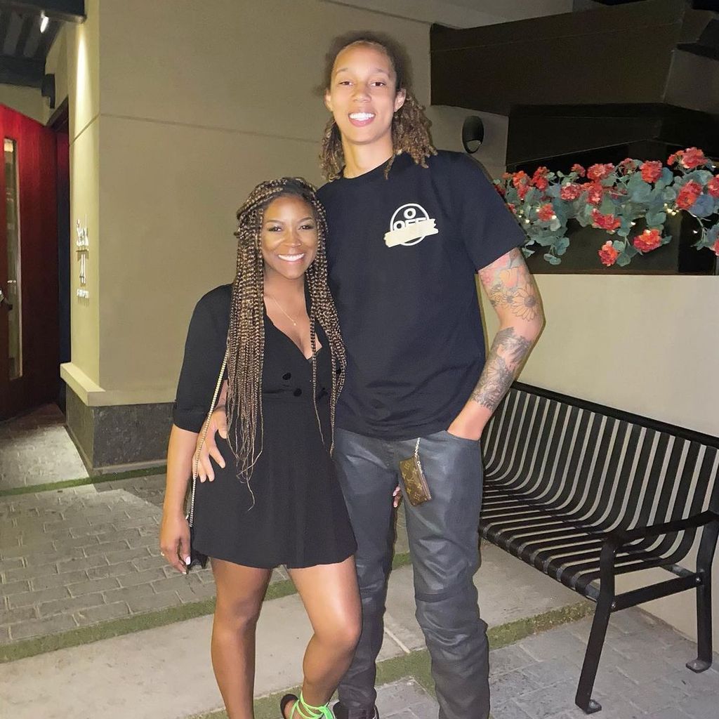 Cherelle mit Brittney Griner, Juni 2020