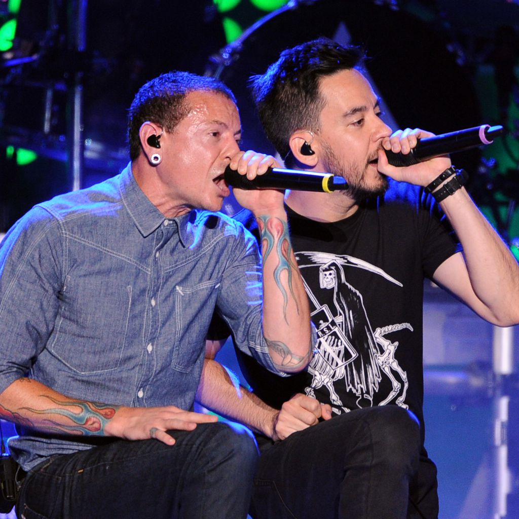 Chester Bennington & Mike Shinoda auf einem Konzert