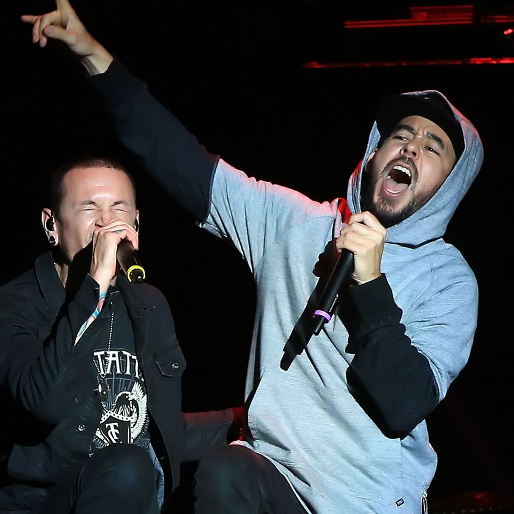 Chester Bennington & Mike Shinoda auf einem Konzert