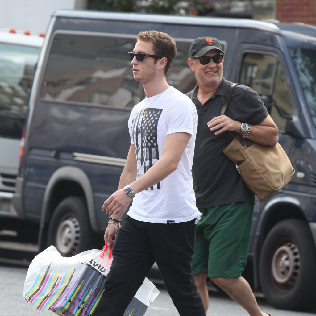Chet Hanks mit seinem Vater Tom Hanks