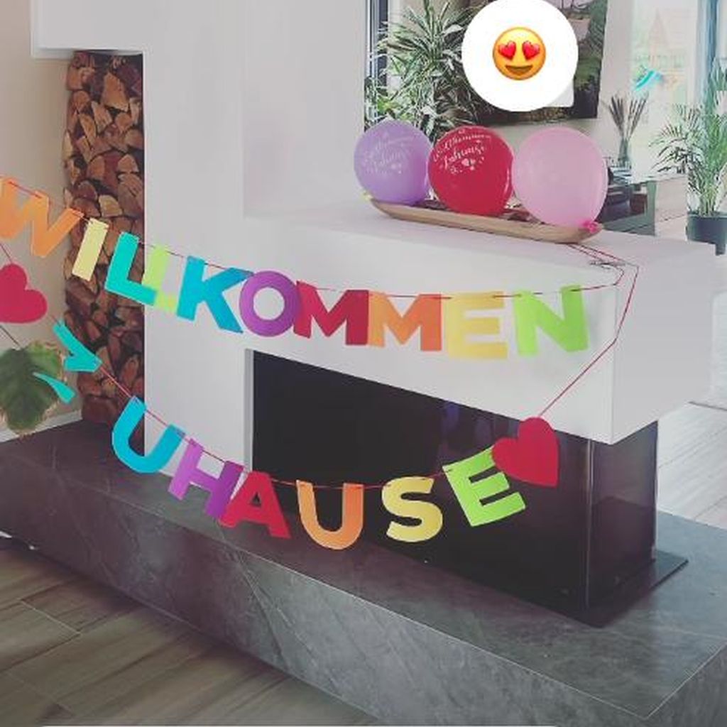 Chethrin Schulzes "Willkommen Zuhause"-Girlande