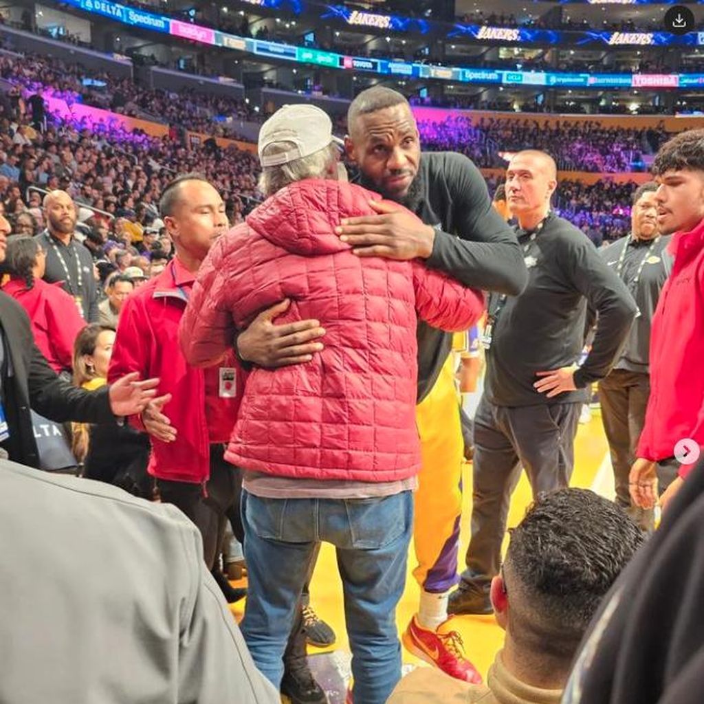 Chevy Chase und LeBron James