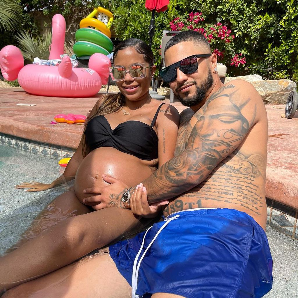 Cheyenne Floyd mit ihrem Partner Zach Davis, März 2021