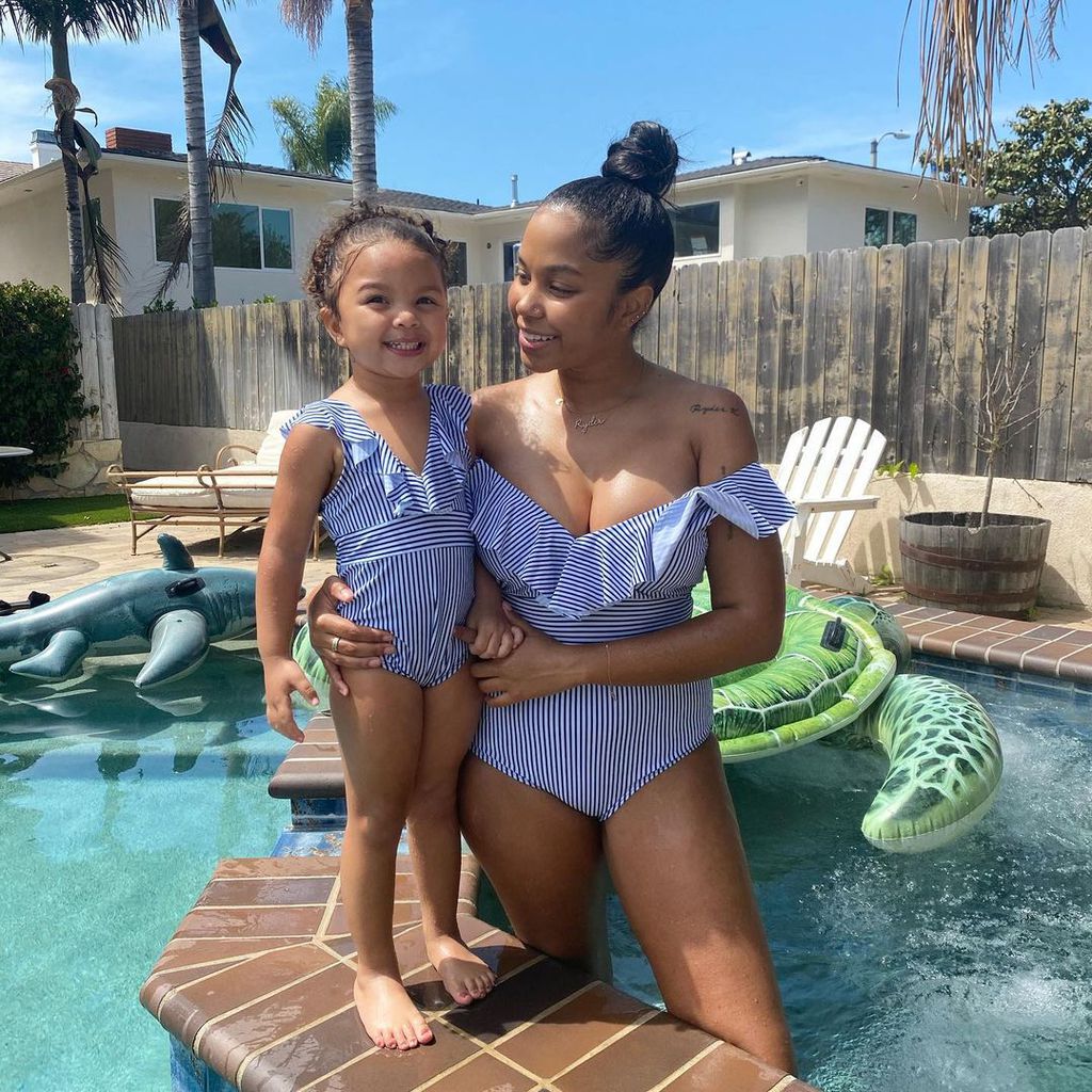 Cheyenne Floyd und ihre Tochter Ryder im April 2020