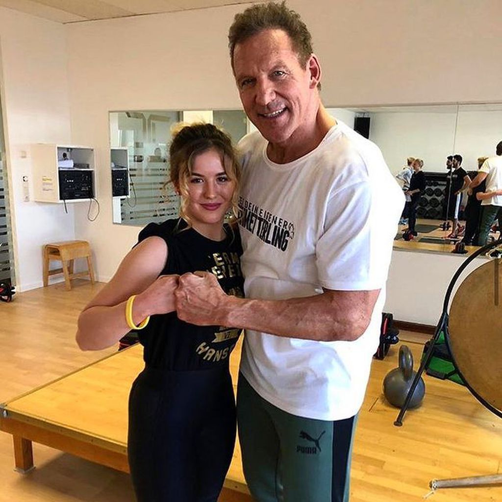 Cheyenne Hanson mit Ralf Moeller