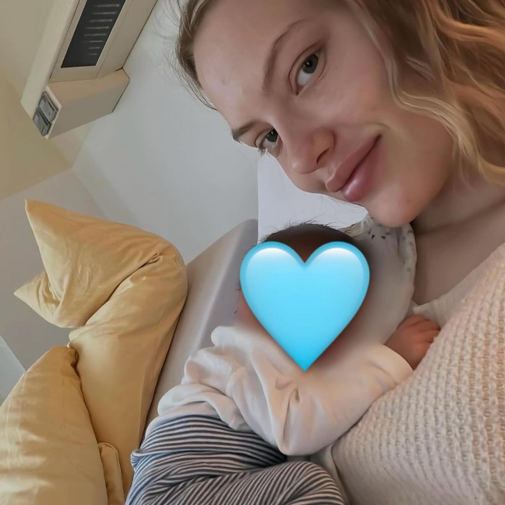 Cheyenne Ochsenknecht mit ihrem Sohn Matteo