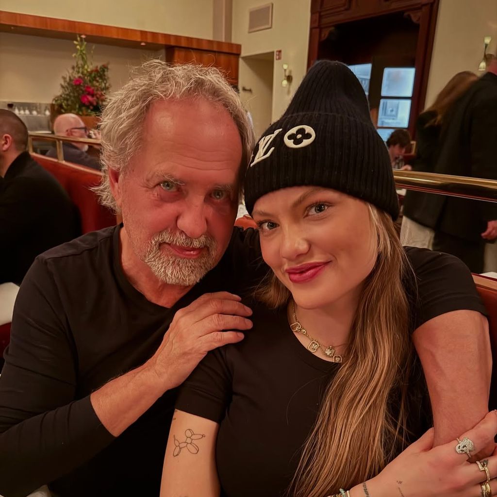 Cheyenne Ochsenknecht mit ihrem Vater Uwe Ochsenknecht