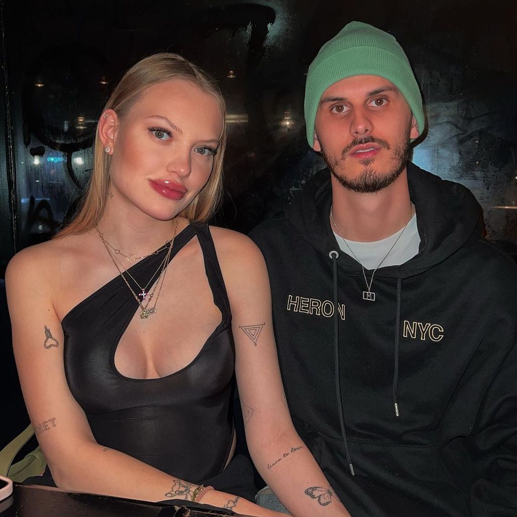 Cheyenne Ochsenknecht mit ihrem Mann Nino Sifkovits, März 2023