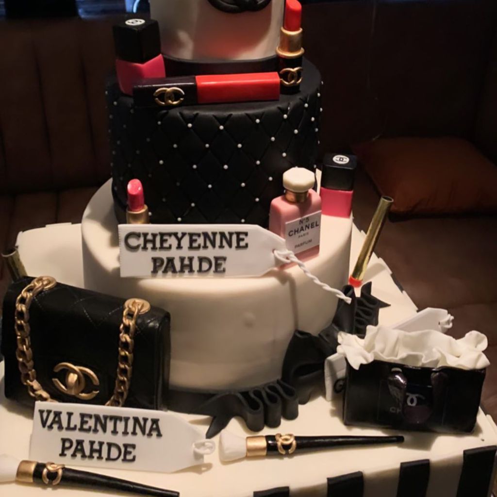 Cheyenne und Valentina Pahdes Geburtstagstorte