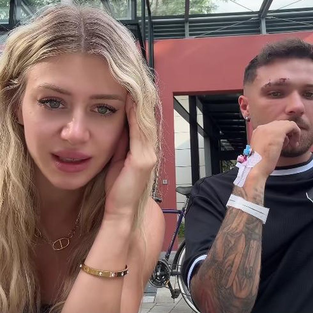 Chiara Antonella und Wladi vorm Krankenhaus