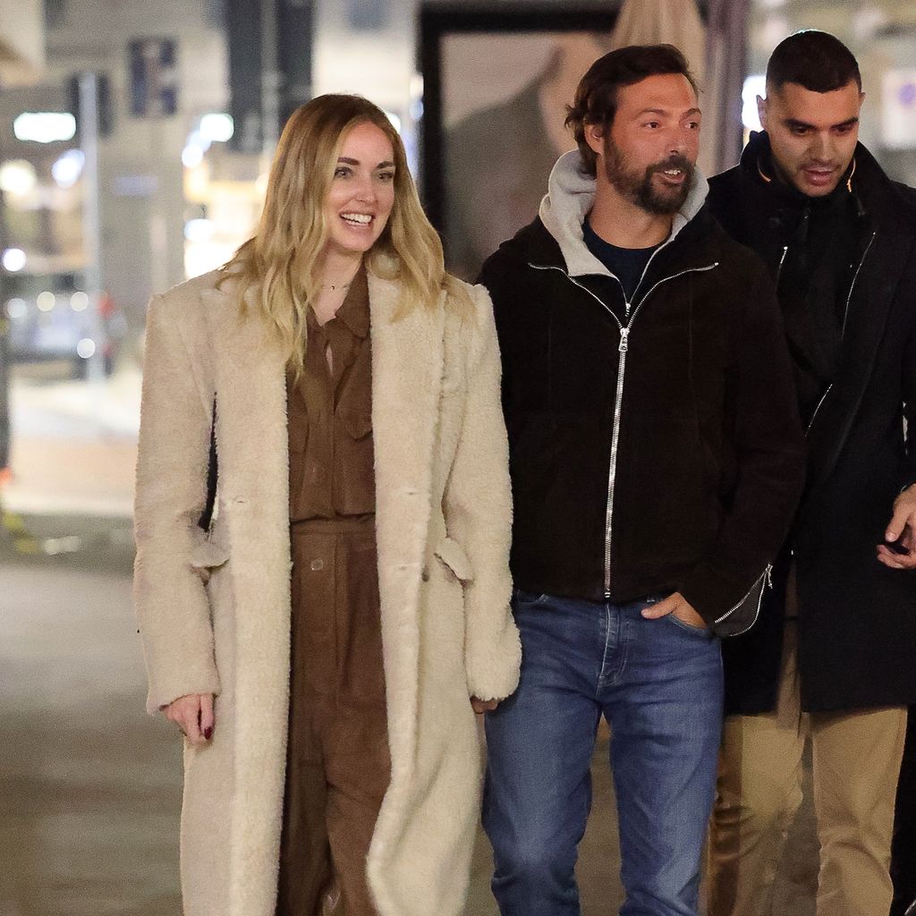 Chiara Ferragni mit Giovanni Tronchetti Provera in Mailand, November 2024
