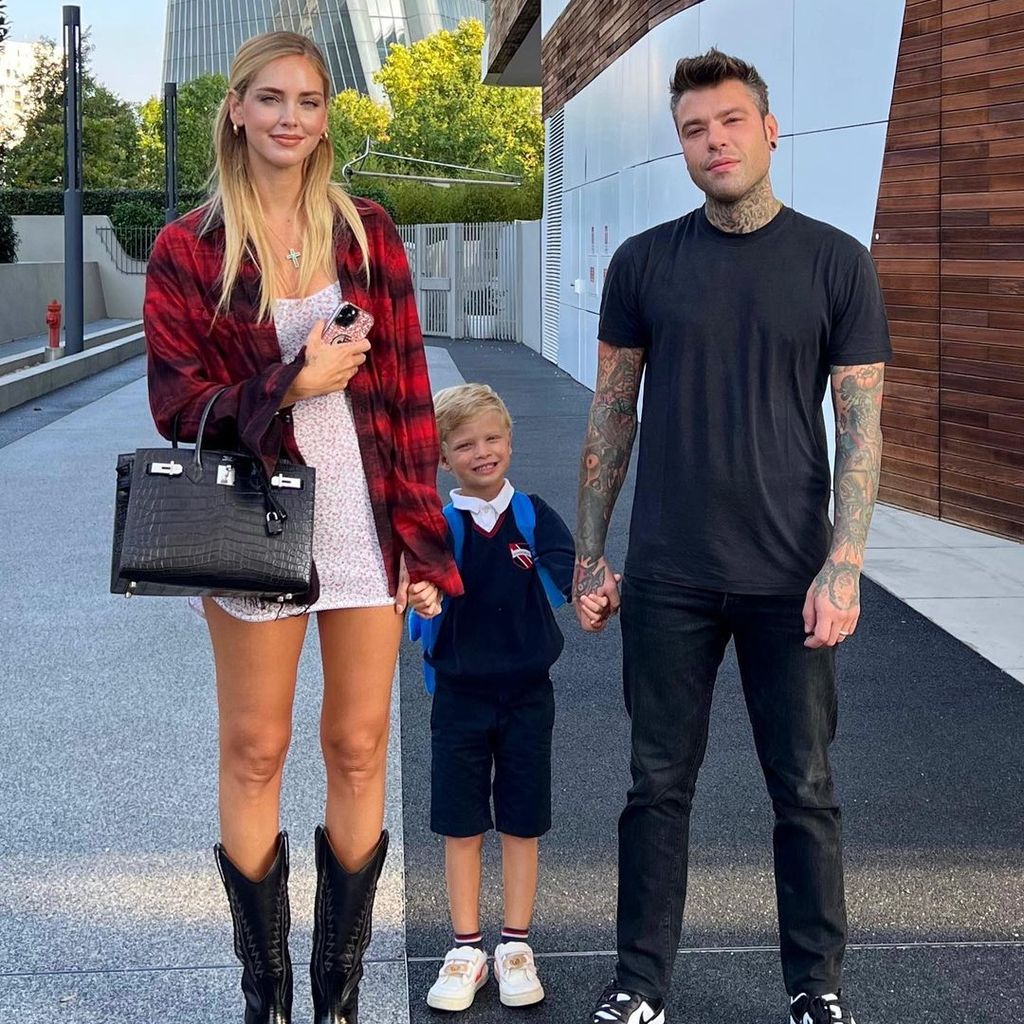 Chiara Ferragni und Fedez mit ihrem Sohn Leone
