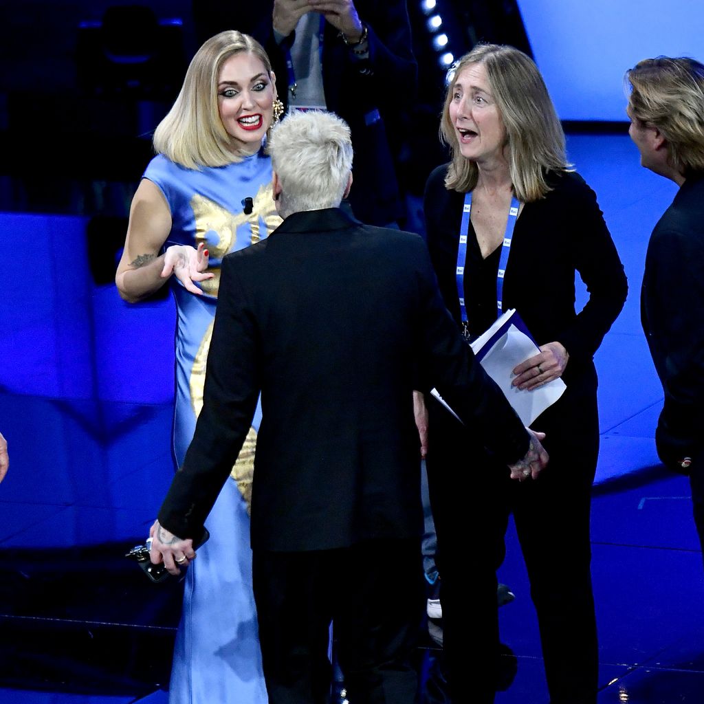 Chiara Ferragni und Fedez beim Festival di Sanremo