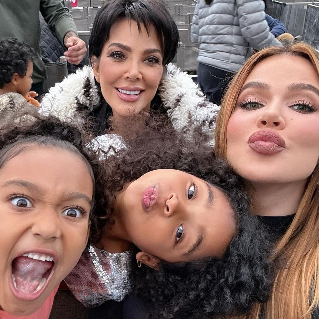 Chicago West, True Thompson, Khloé Kardashian und Kris Jenner, im Mai 2024