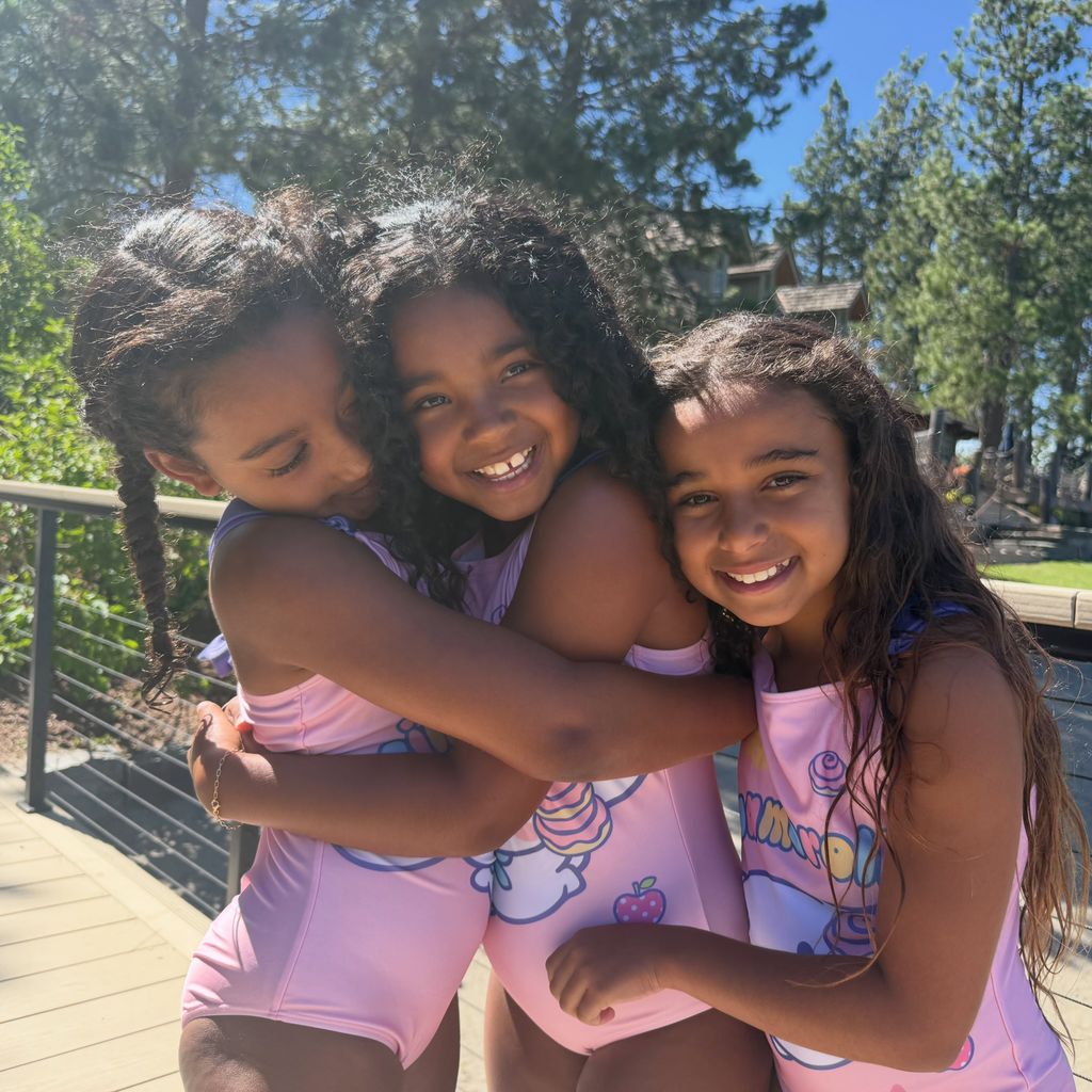 Chicago West, True Thompson und Dream Kardashian, Juli 2026