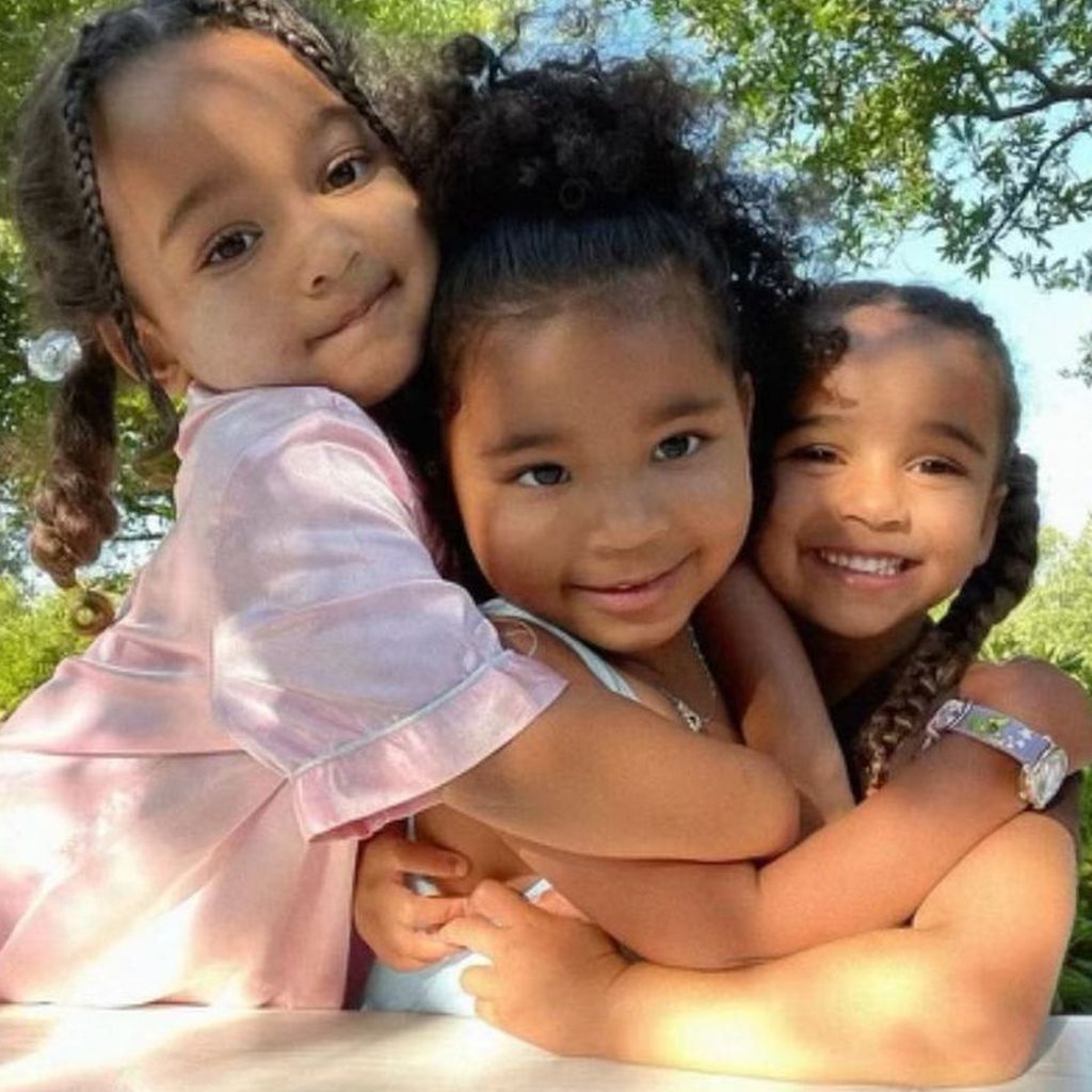 Chicago West, True Thompson und Dream Kardashian