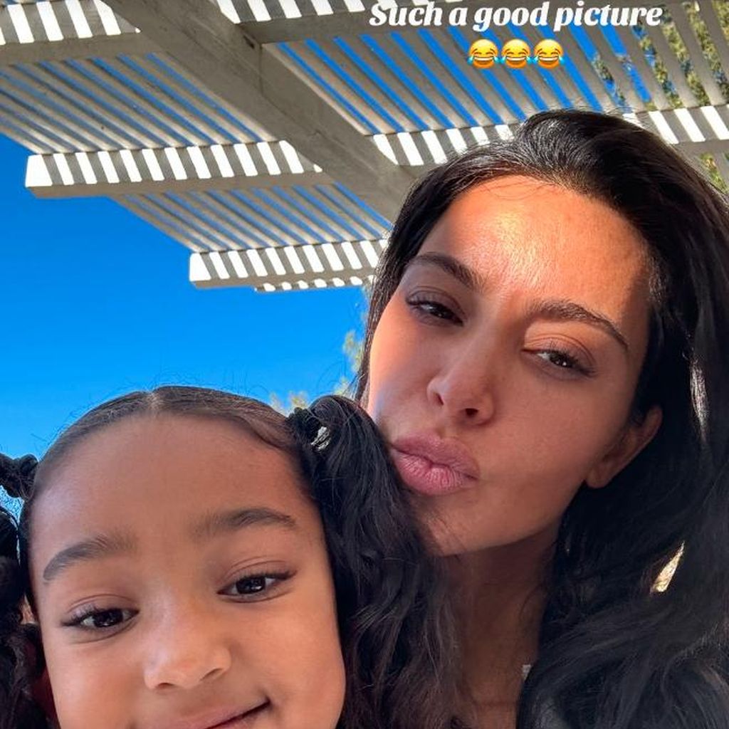 Chicago West und Kim Kardashian