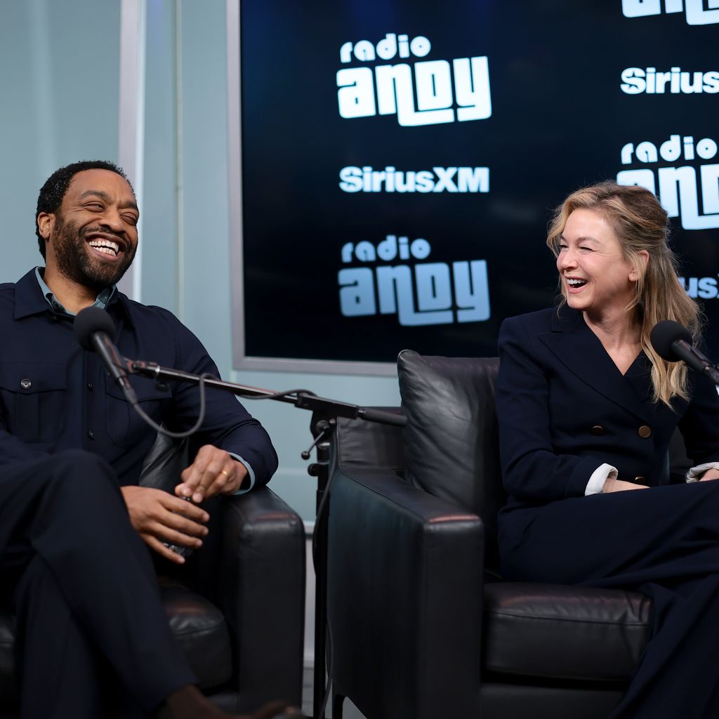 Chiwetel Ejiofor and Renée Zellweger bei SiriusXM in New York