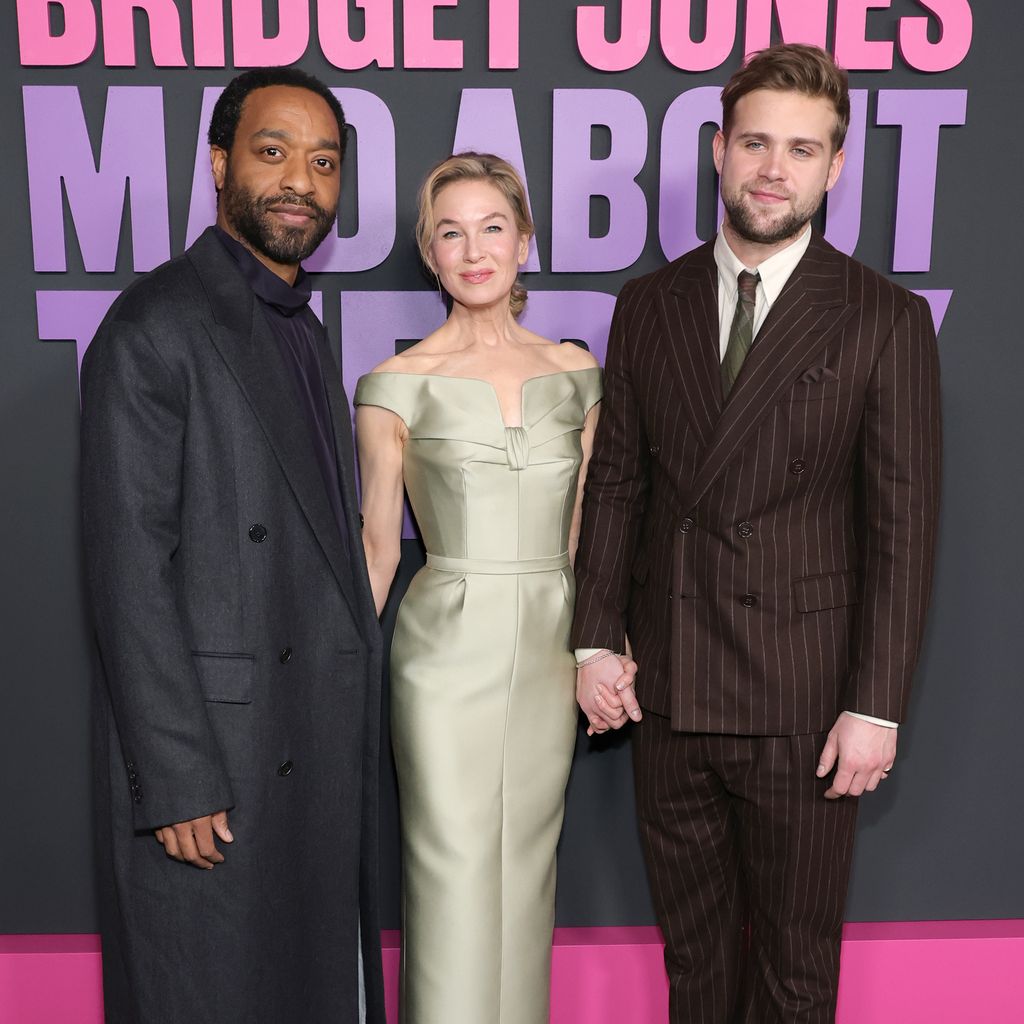 Chiwetel Ejiofor, Renée Zellweger und Leo Woodall bei der "Bridget Jones"-Vorführung in New York
