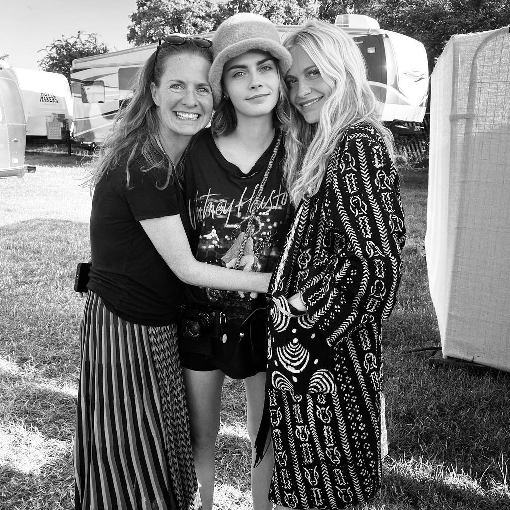 Chloe, Cara und Poppy Delevingne im Juli 2023
